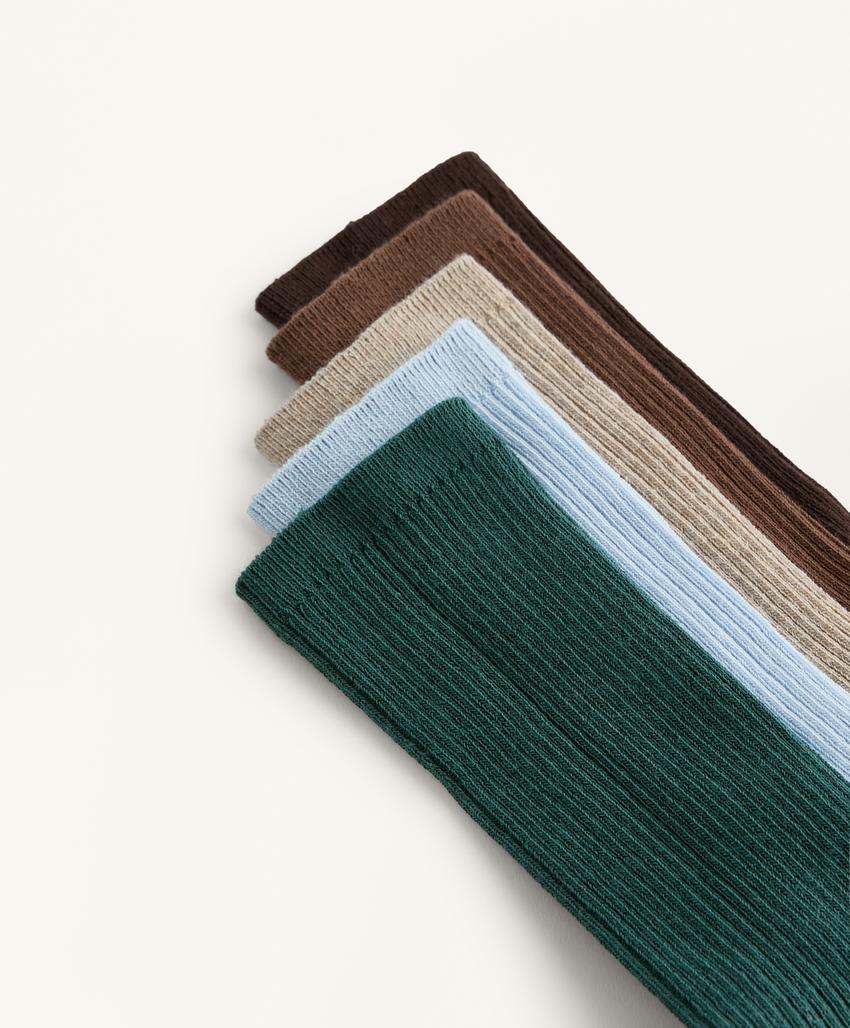 5 пар классических носков с хлопком