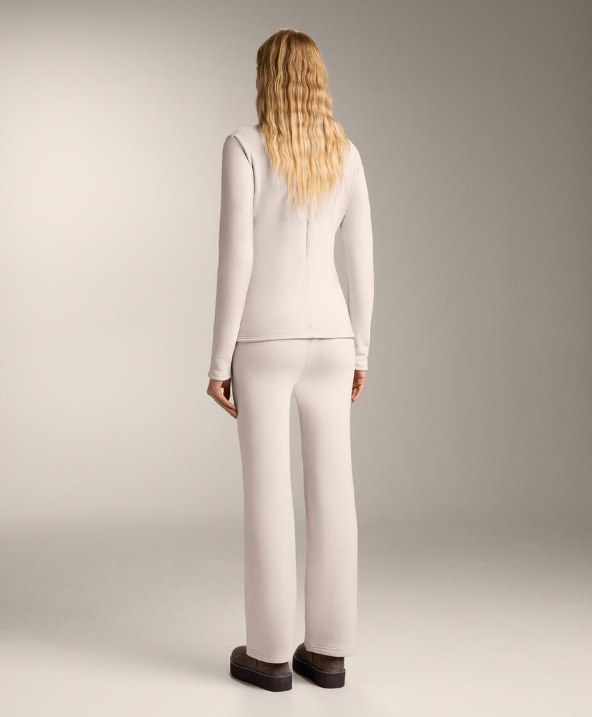 Длинная сверхтеплая бесшовная техническая куртка