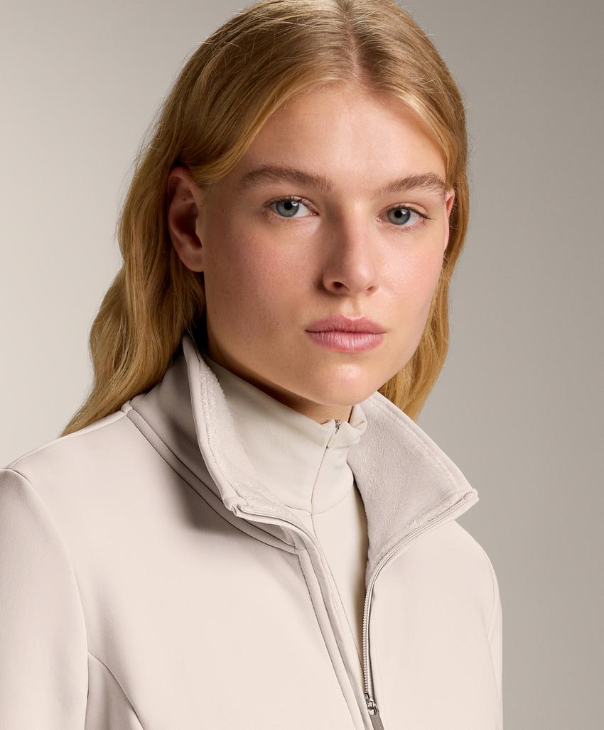 Длинная сверхтеплая бесшовная техническая куртка