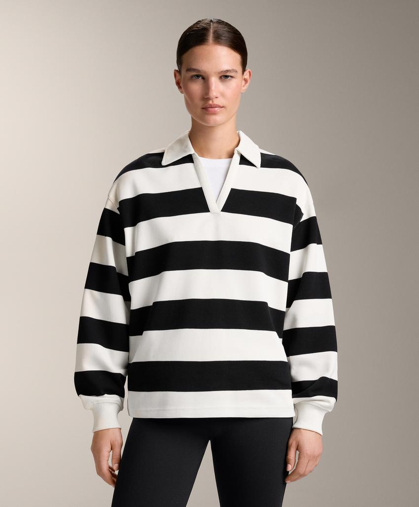 Поло из полотна с набивным узором из хлопка