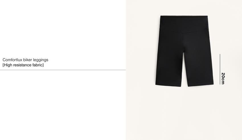 Легинсы-велосипедки Comfortlux с высокой посадкой длиной 20 см