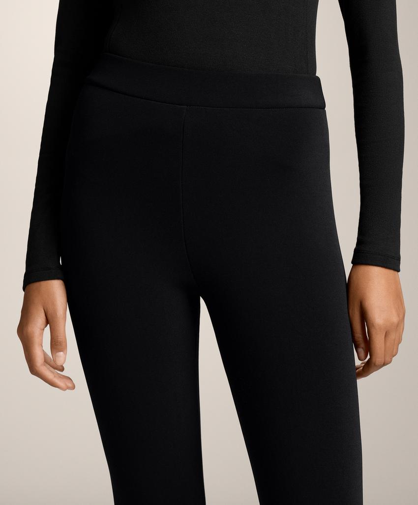 Леггинсы длиной до щиколотки с высокой посадкой, супер-теплые и безшовные 70 см