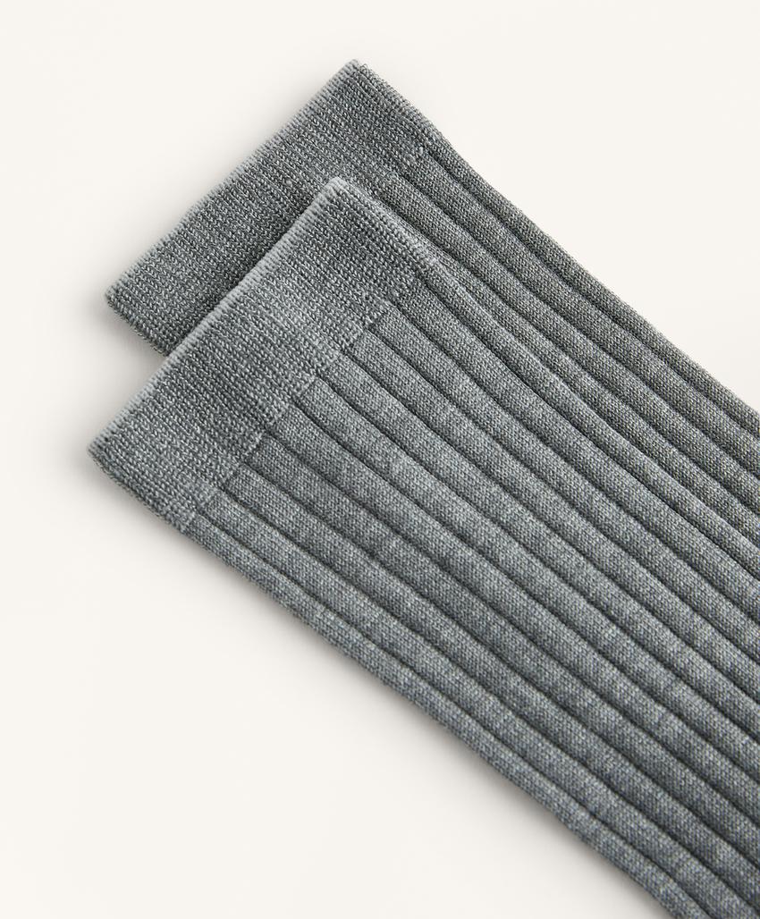 Носки Classic Rib из смесового шелка