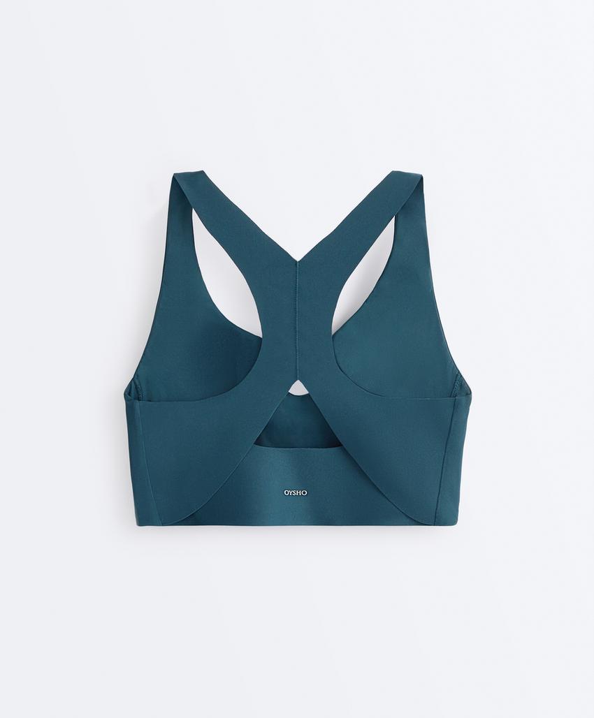 Спортивный бюстгальтер средней поддержки с чашечками