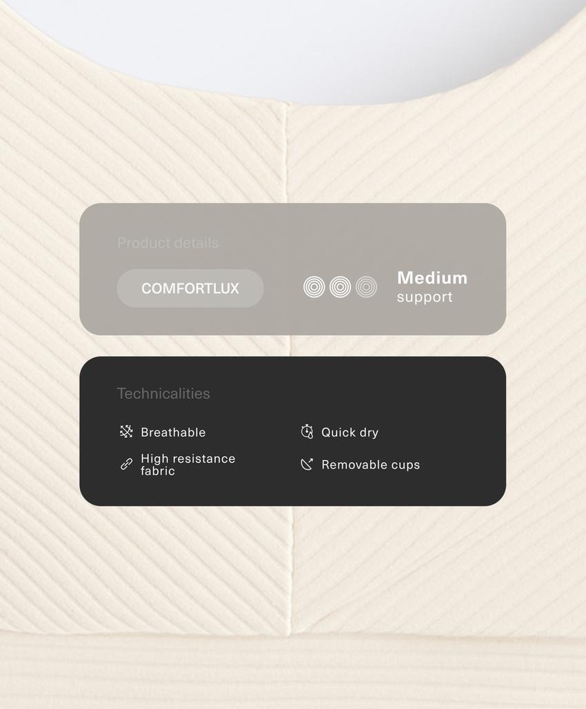 Топ  comfortlux со съемными вкладышами