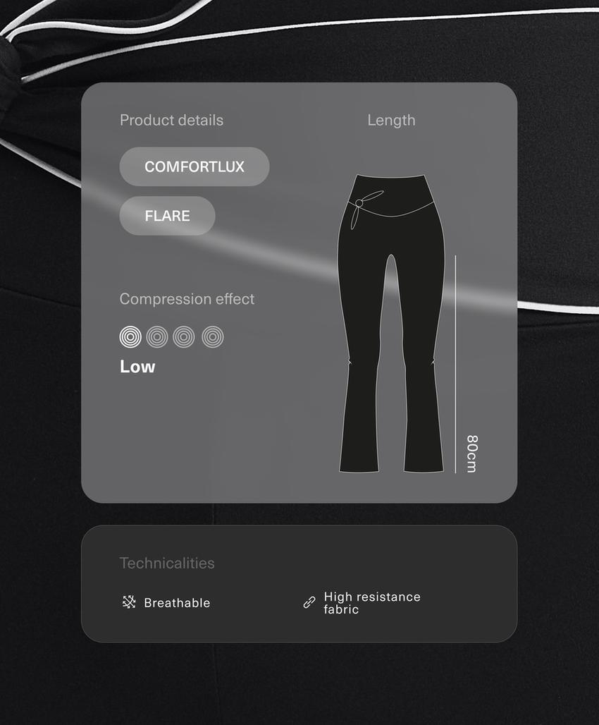 Брюки Flare Comfortlux  с завязками