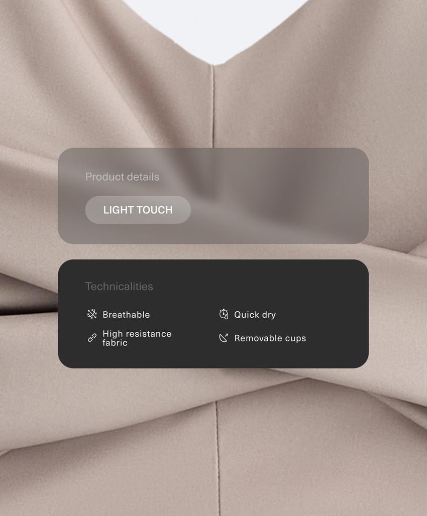 Майка Light Touch с перекрестной спинкой
