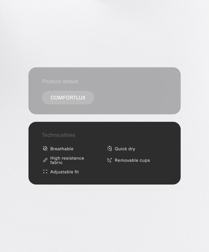 Майка comfortlux с регулируемыми бретельками