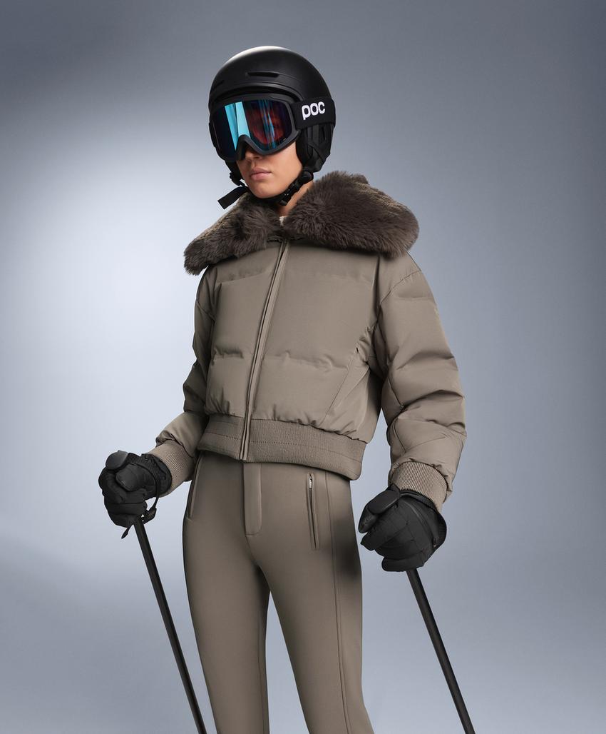 Пуховик minardi piume ski, водонепроницаемый, 80% пуха и 20% перьев