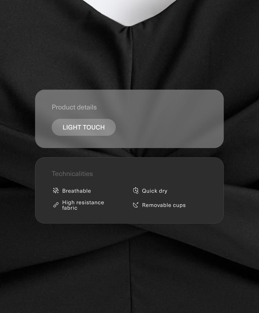 Майка Light Touch с перекрестной спинкой