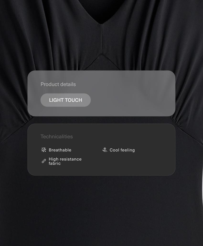 Длинный комбинезон Light Touch с V-образным вырезом