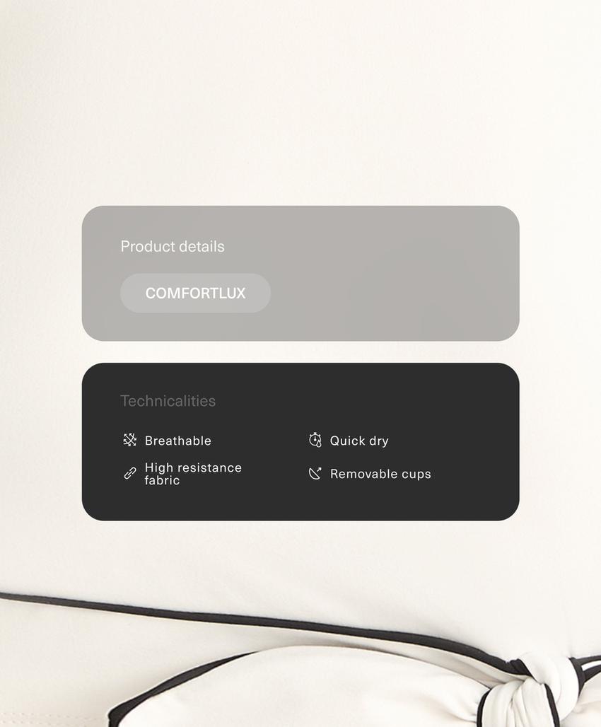 Майка - топ Comfortlux без рукавов с бантом