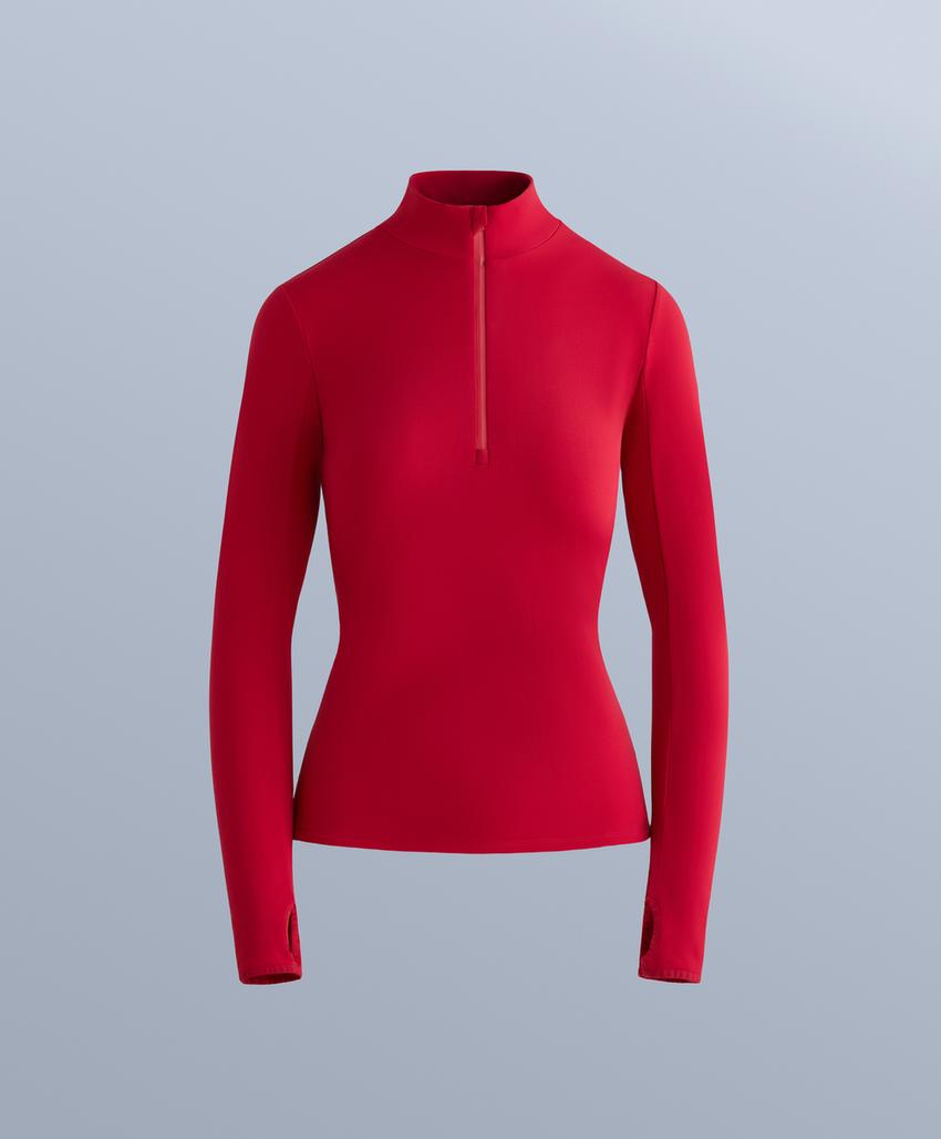 Термофутболка Base Layer с молнией до середины груди