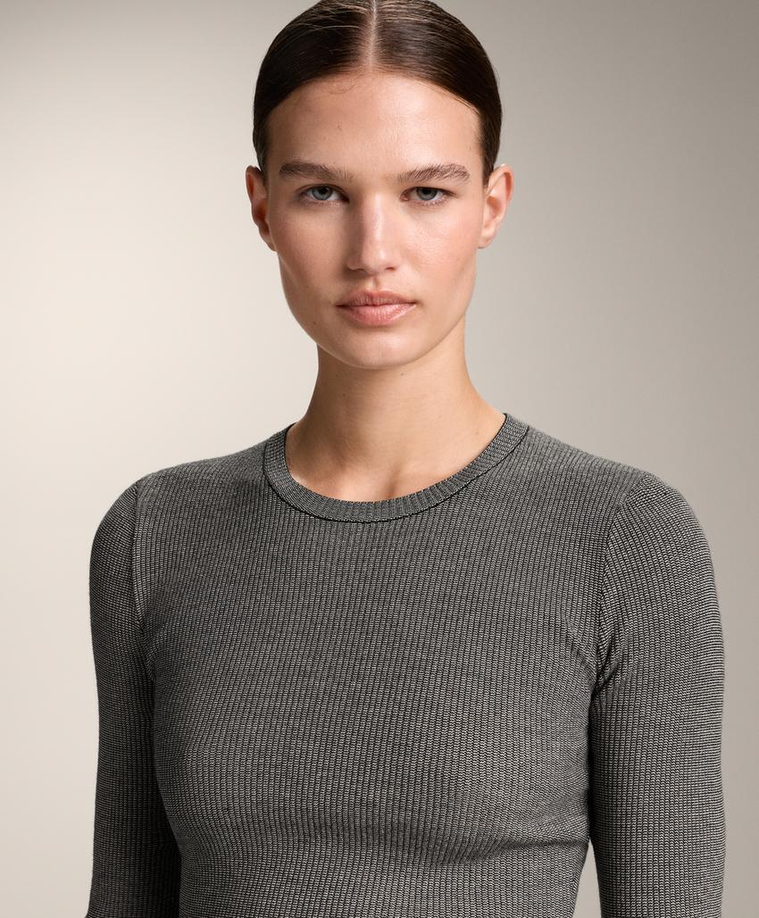 Футболка Base layer из трикотажа с рельефным узором