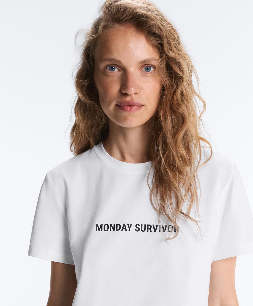 Футболка Monday Survivor из смесового хлопка