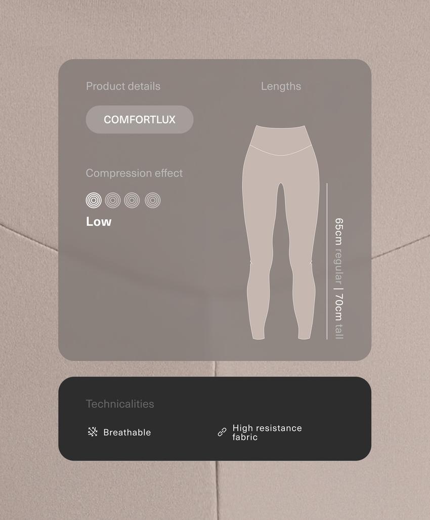 Леггинсы comfortlux с высокой посадкой и длиной до щиколотки