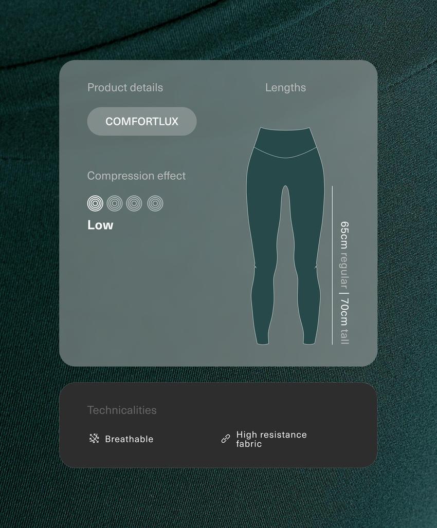 Леггинсы comfortlux с высокой посадкой и длиной до щиколотки