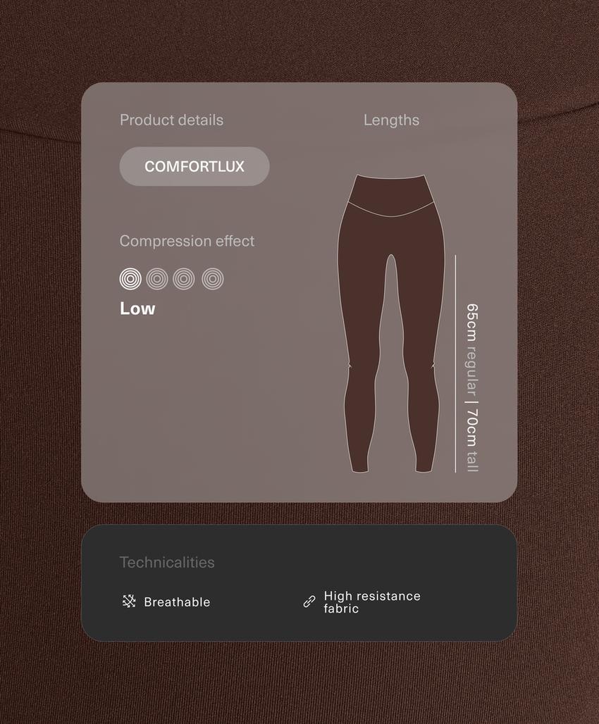 Комфортные леггинсы с высокой посадкой до щиколотки comfortlux
