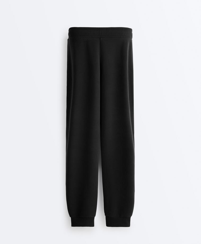 Зауженные брюки Jogger из мягкого модала в рубчик