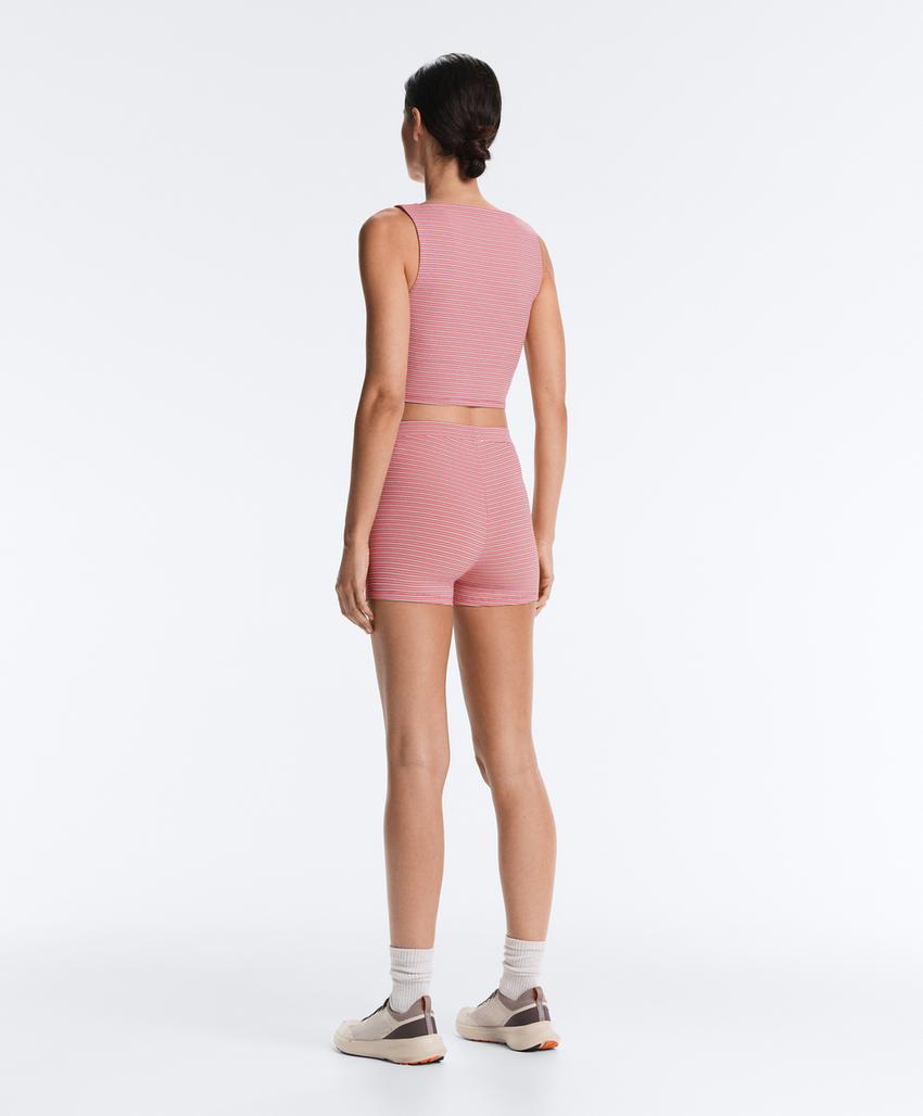 Велосипедки Hot Pants Comfortlux с высокой посадкой 5 см в полоску