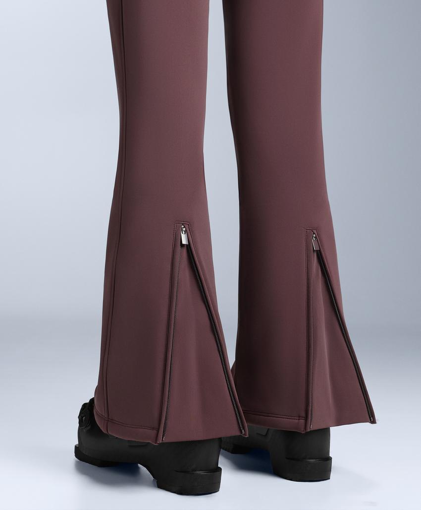 Water-resistant flare stretch SKI trousers