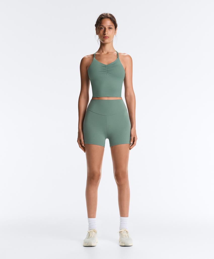 Легинсы Hot pants Comfortlux с высокой посадкой, 10 см