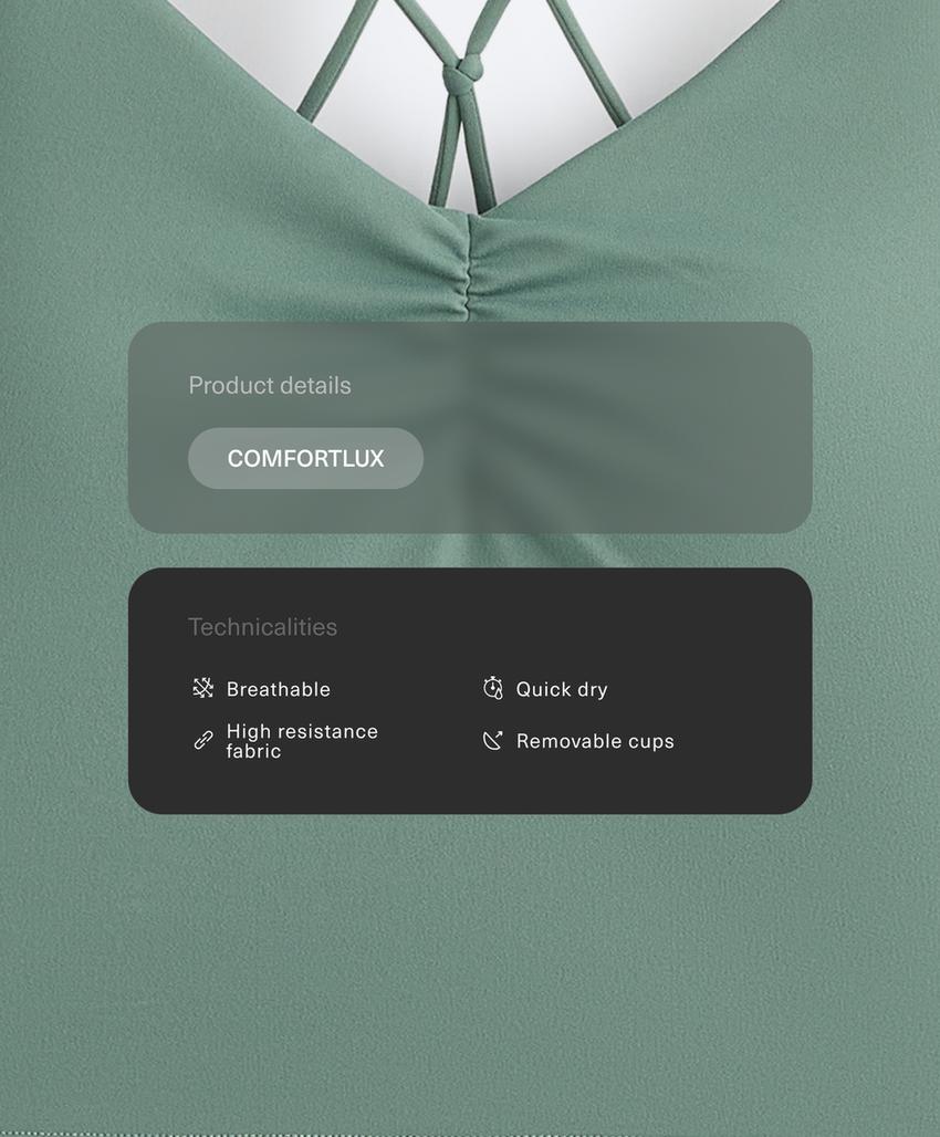 Майка - топ Comfortlux, перекрестные бретели