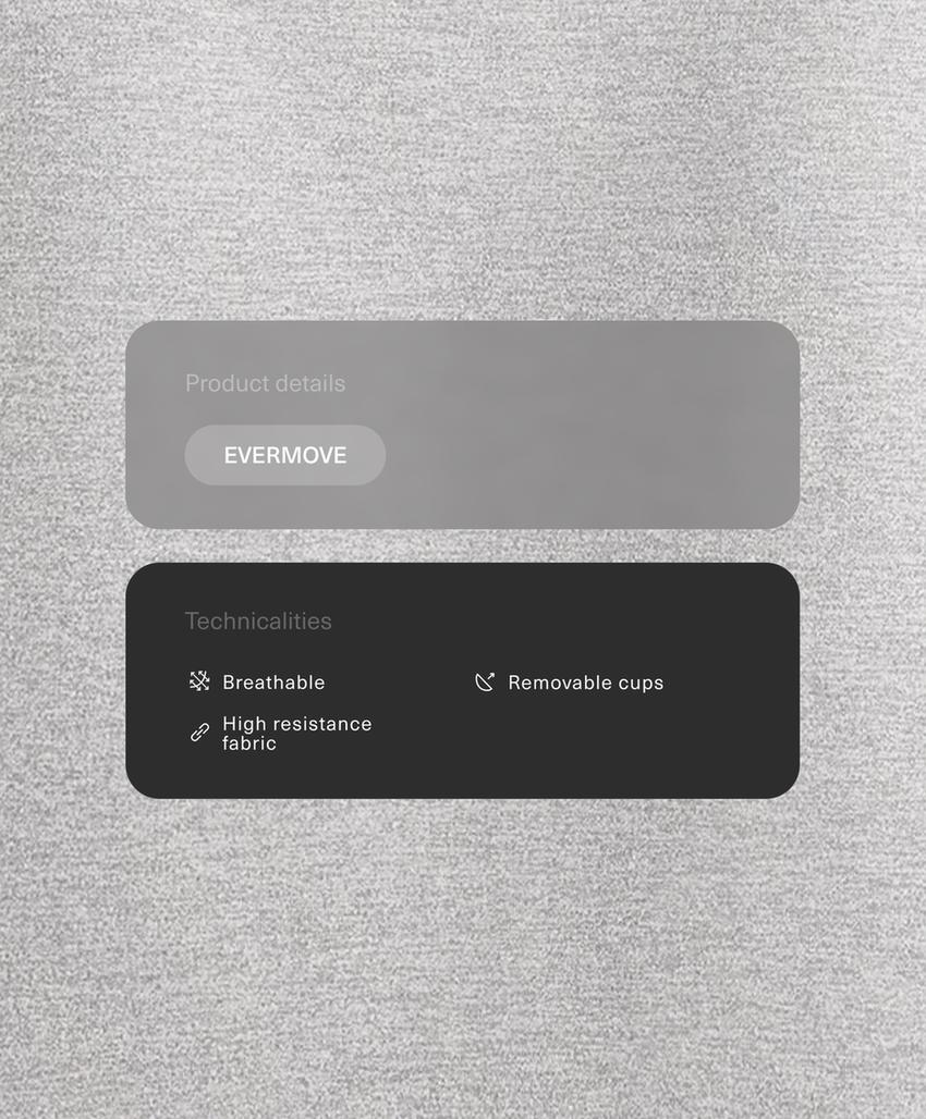 Топ Evermove с квадратным вырезом