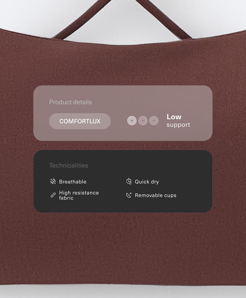 Спортивный бюстгальтер Comfortlux с легкой поддержкой