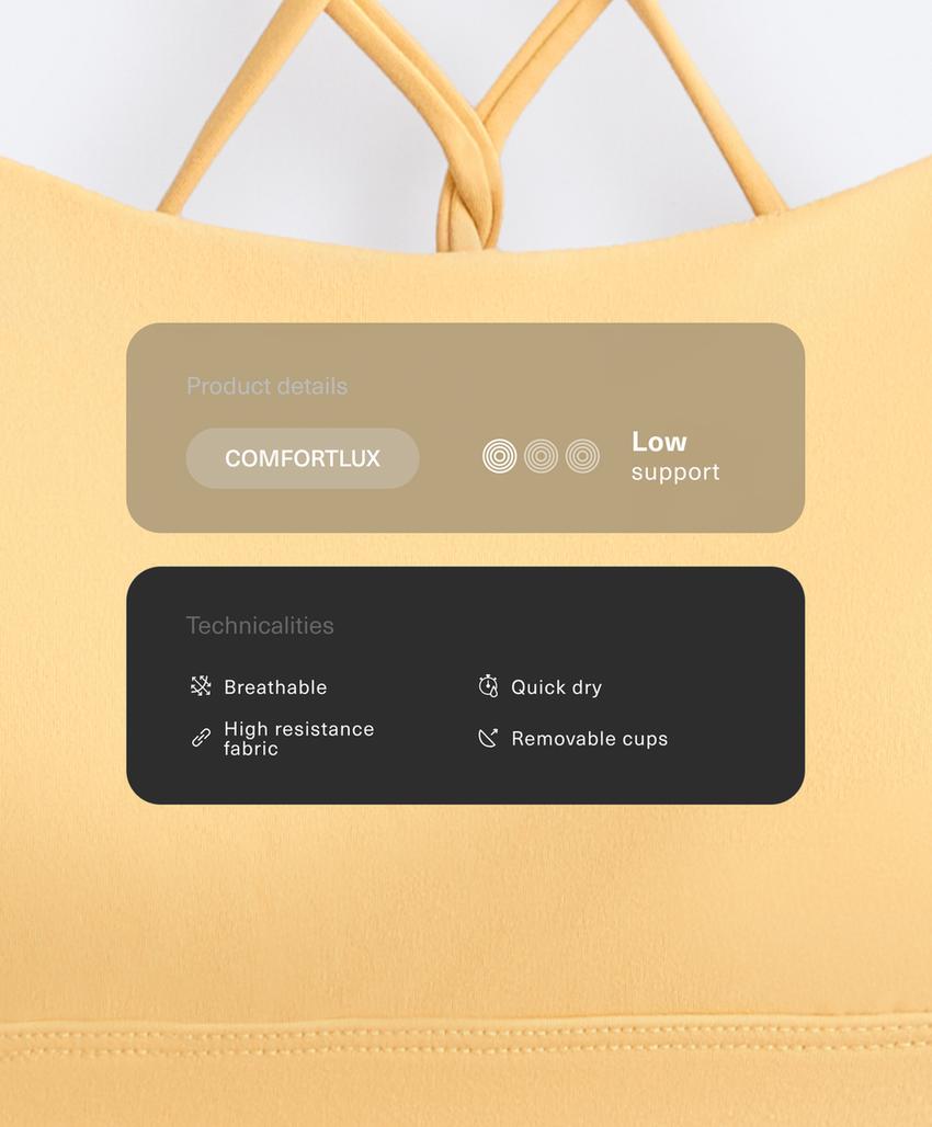 Спортивный бюстгальтер Comfortlux, низкая поддержка
