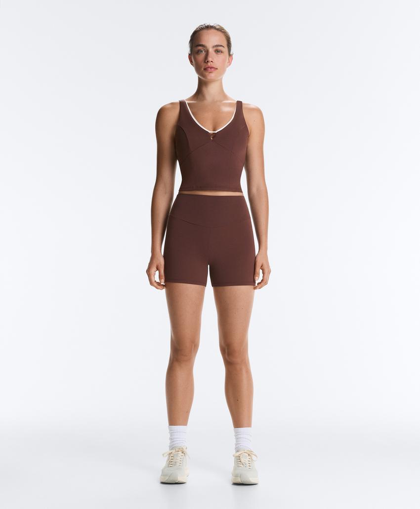 Легинсы Hot pants Comfortlux с высокой посадкой, 10 см