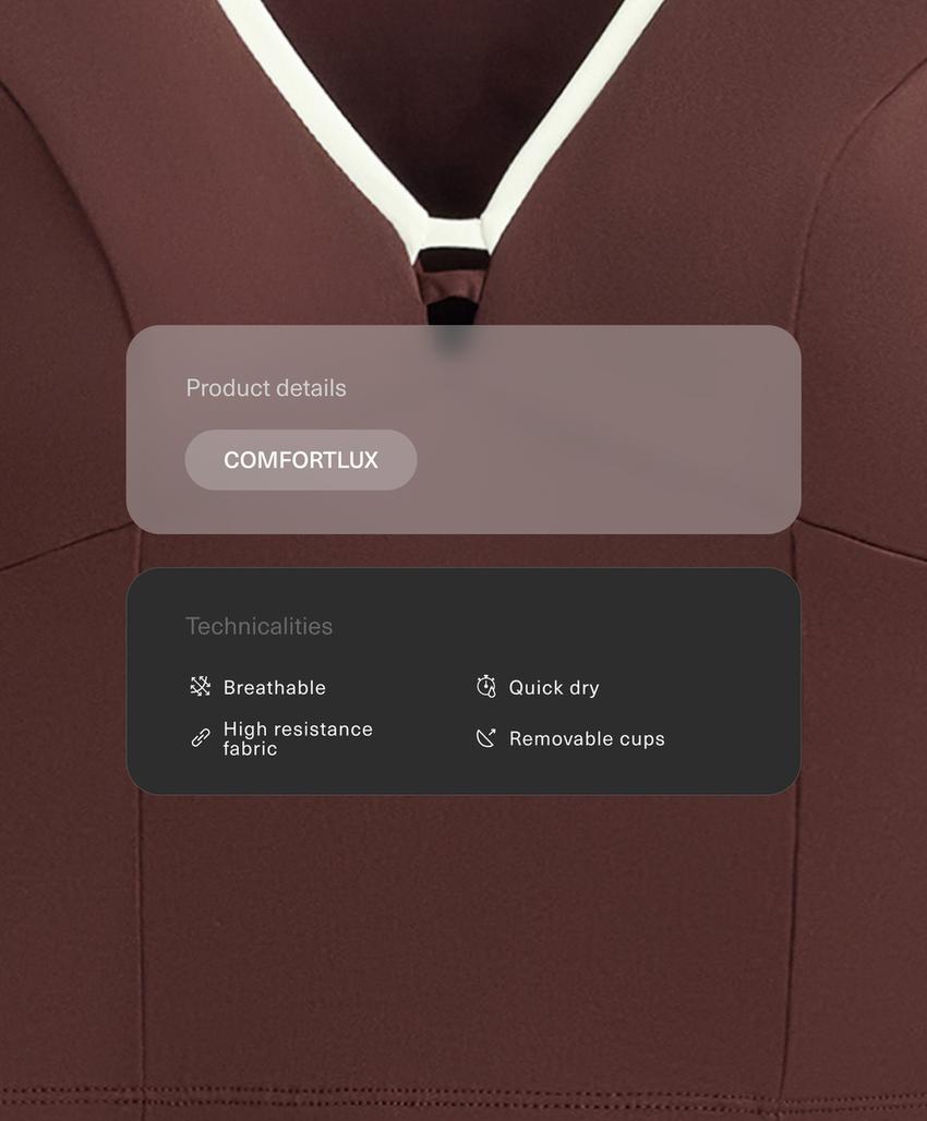 Топ Comfortlux на бретелях с V-образным вырезом