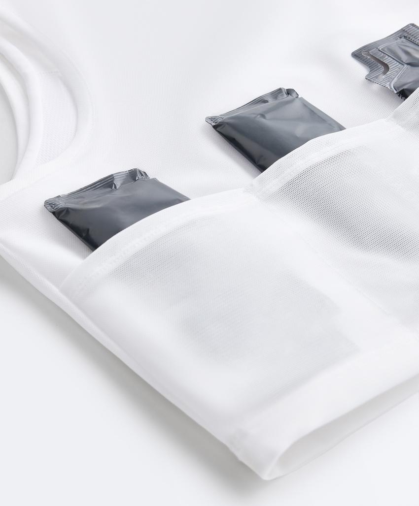 Майка Compressive с прозрачными деталями