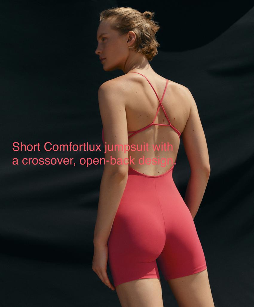 Короткий комбинезон Comfortlux с перекрестными бретелями