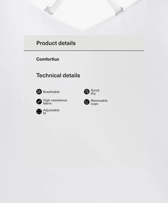 Топ-майка Comfortlux с регулируемыми бретелями