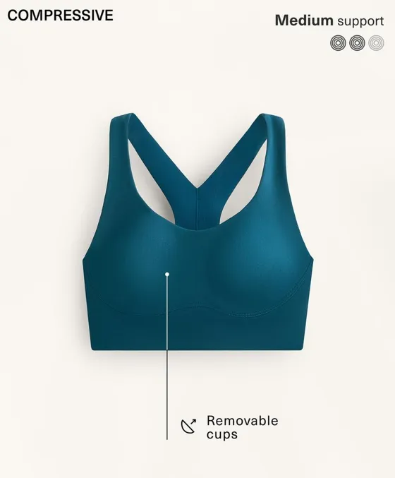 Бюстгальтер Compressive с чашками и средней степенью поддержки