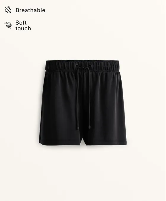 Шорты из мягкой ткани с модалом