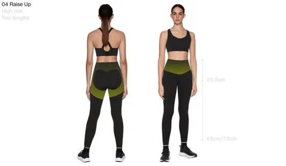 Компрессионные легинсы Compressive до щиколотки с эффектом пуш-ап