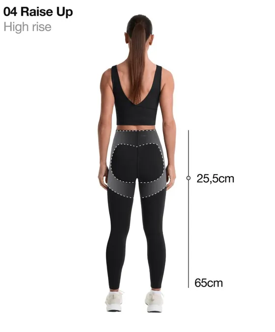 Компрессионные легинсы Extra Compressive с эффектом пуш-ап, 65 см