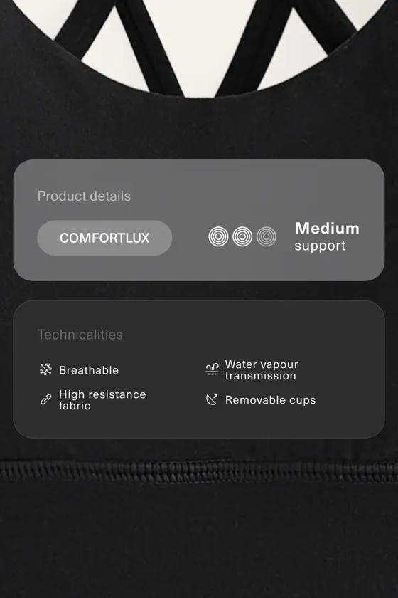 Спортивный бюстгальтер Comfortlux со средней степенью поддержки