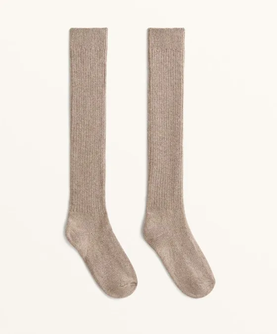 Гольфы с 21% кашемира и 14% шерсти