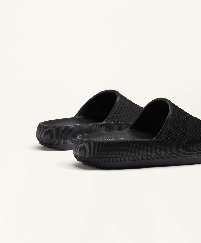 Сандалии-флатформы black