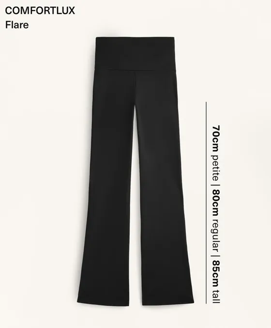 Брюки клеш Comfortlux с высокой посадкой