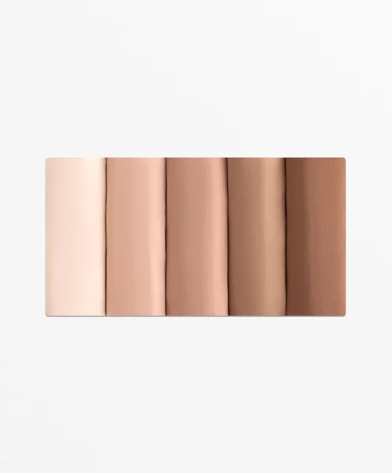 Pack de 5 cuecas tanga invisíveis em mistura de poliamida PANTONE™