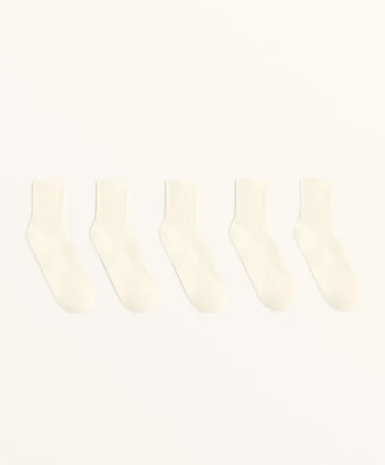 5 пар коротких спортивных носков из смесового хлопка