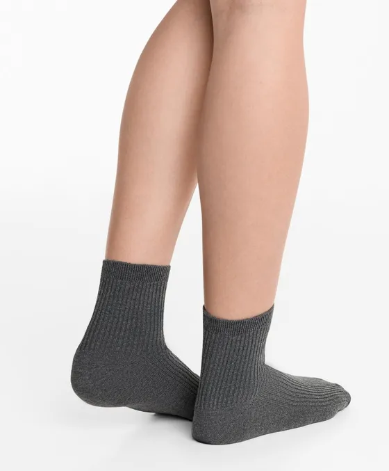 5 пар коротких носков из ткани с хлопком