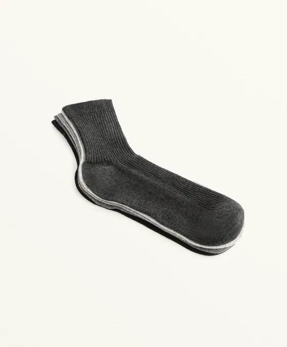 5 пар коротких носков из ткани с хлопком