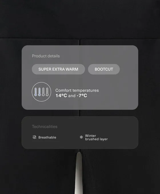 Супертеплые бесшовные брюки буткат Seamless
