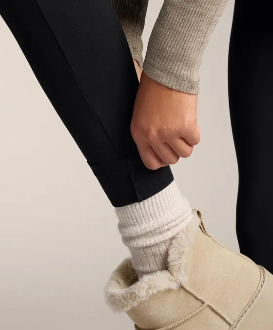 Утепленные легинсы до щиколотки длиной 70 см