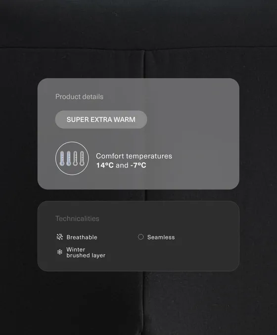 Бесшовные очень теплые легинсы Seamless с высокой посадкой, 70 см